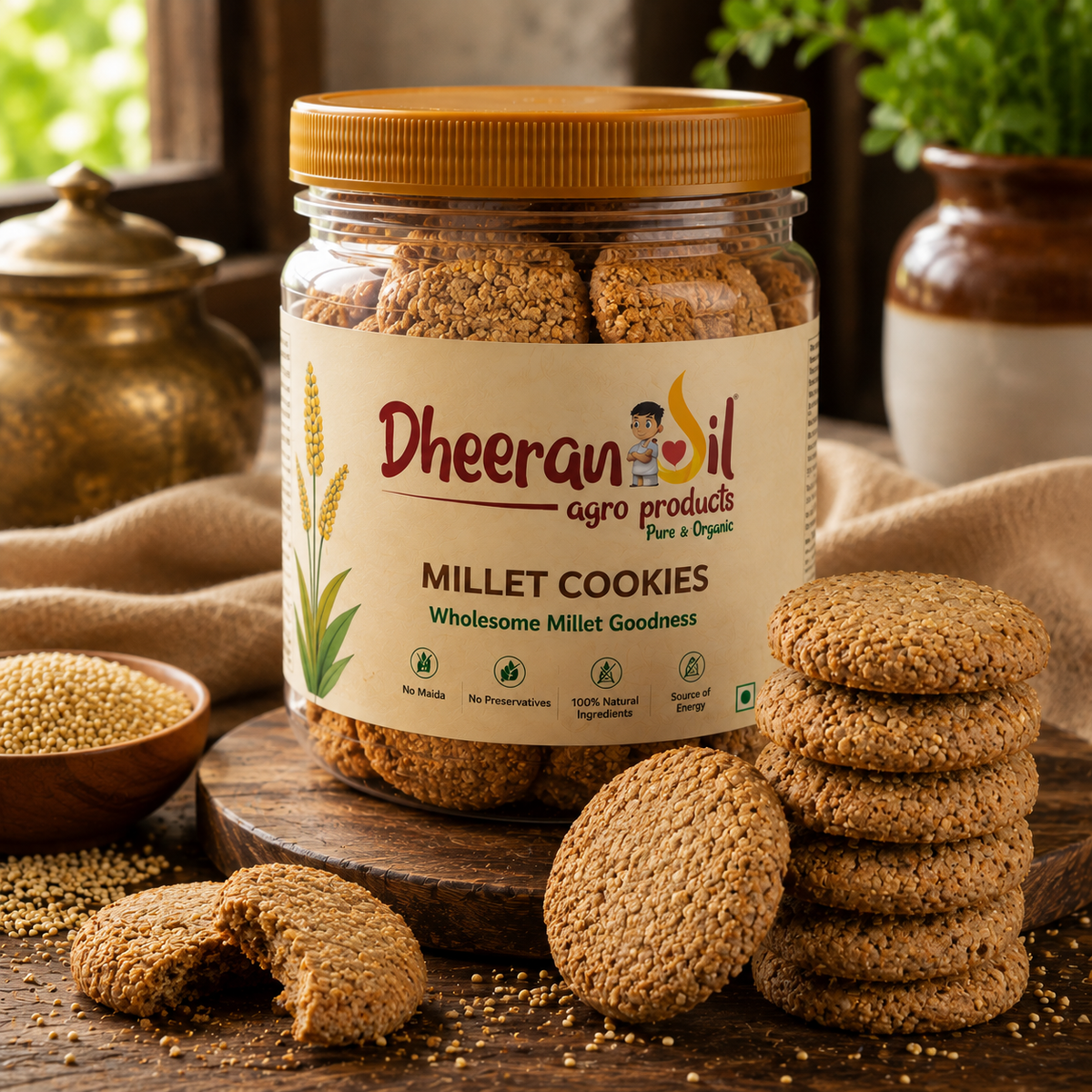 Millet Cookies